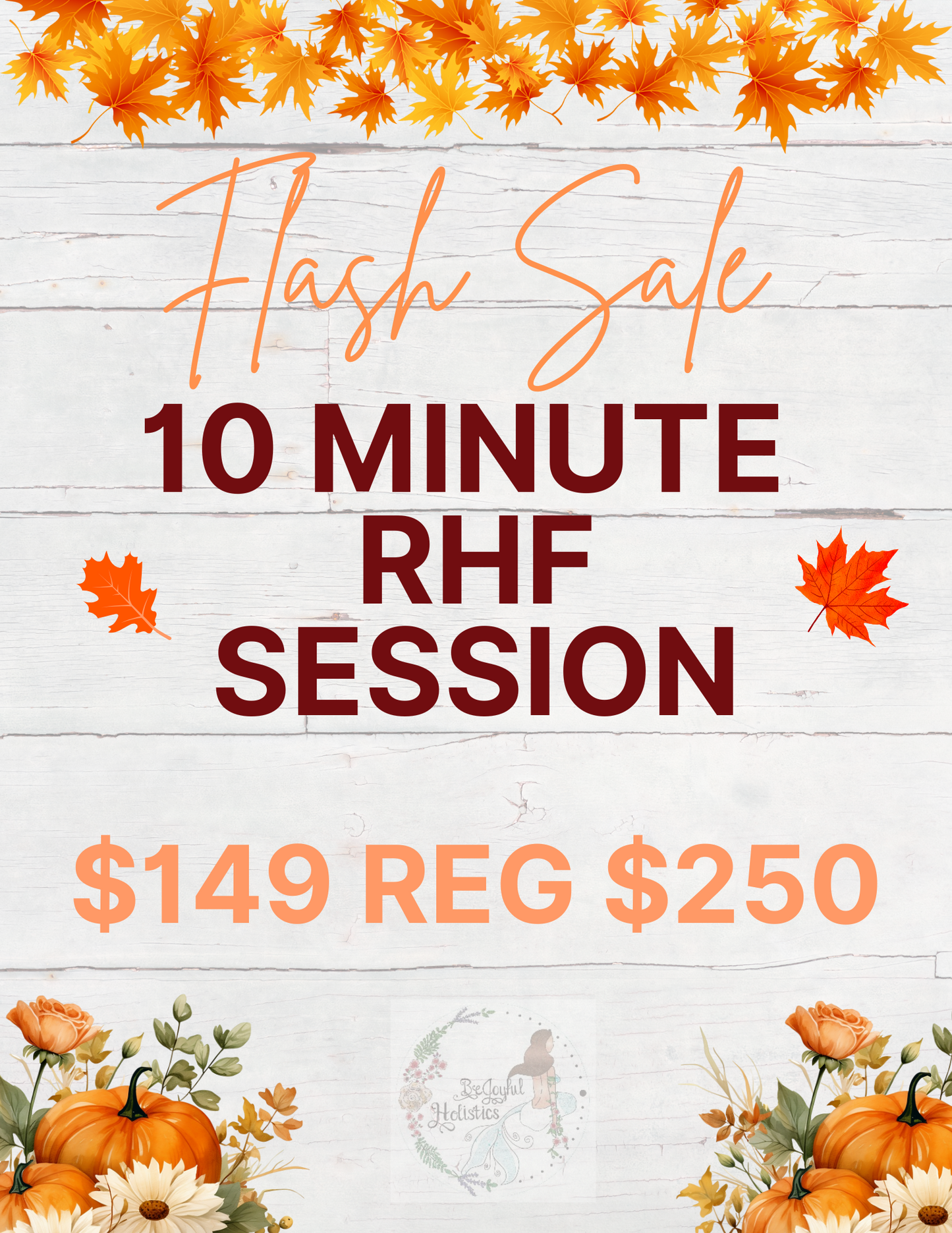 ⚡️Flash Sale-10 Min RHF Session