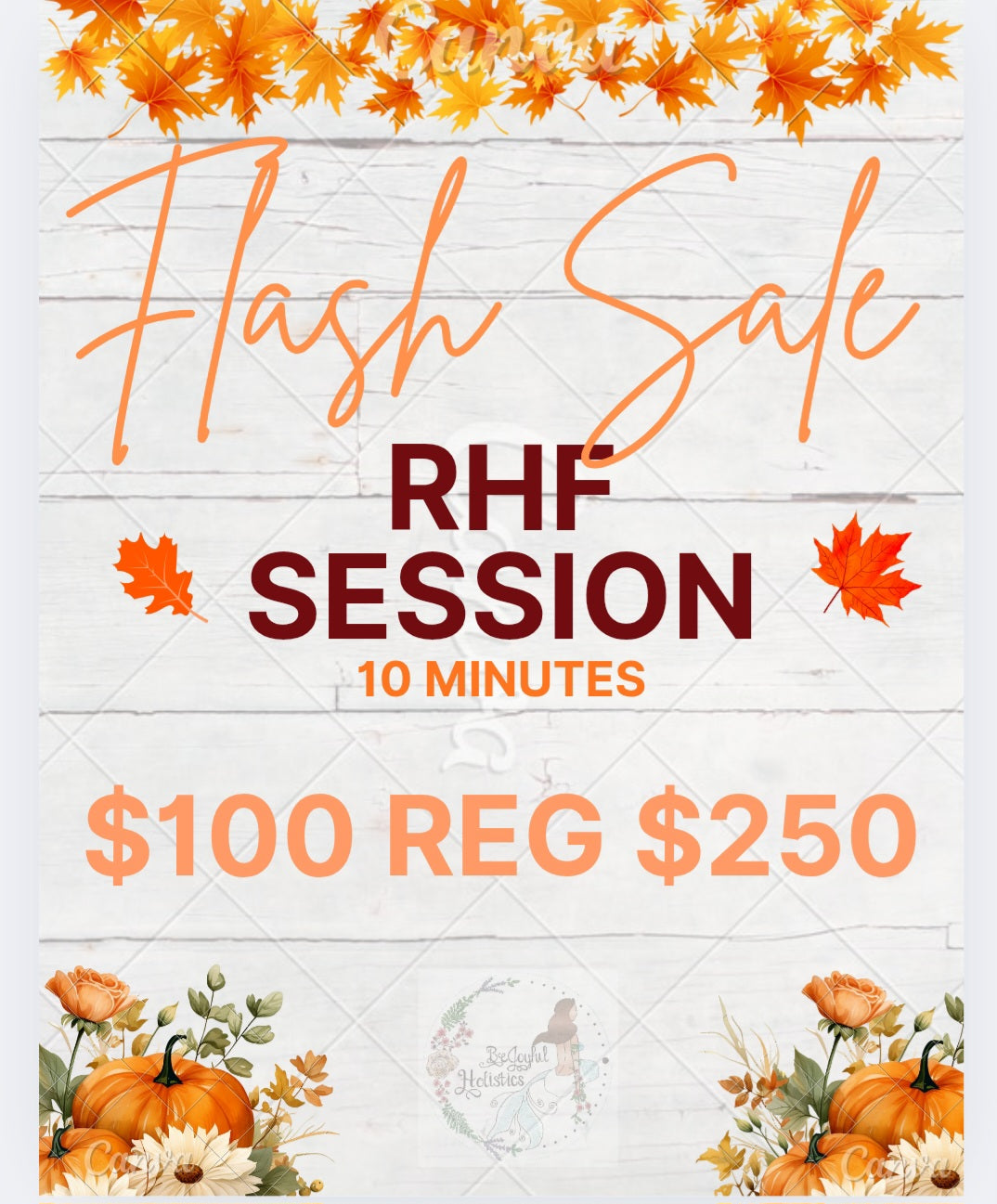 ⚡️Flash Sale-10 Min RHF Session