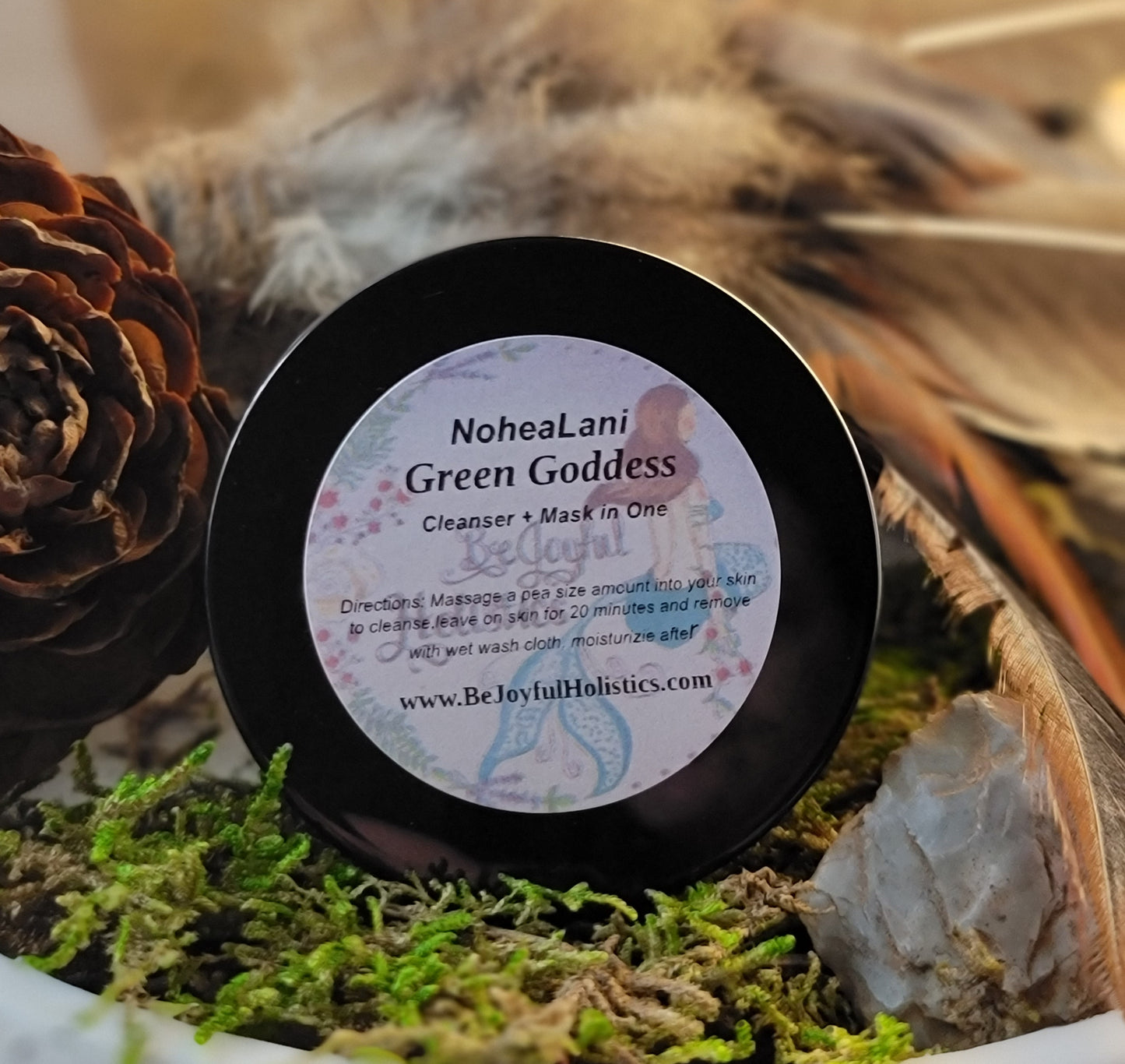 NoheaLani Green Goddess Cleanser + Mask in One